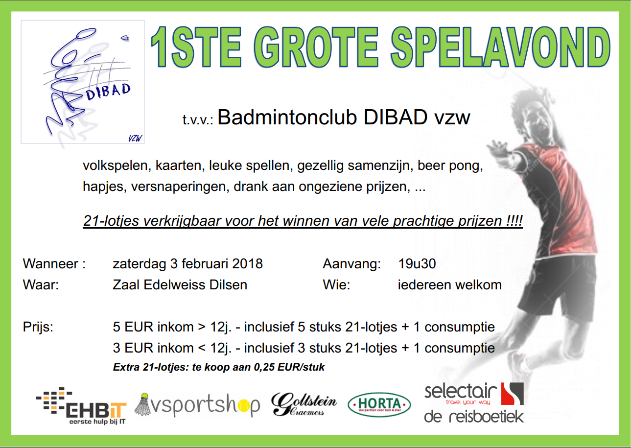 Spelavond Dibad